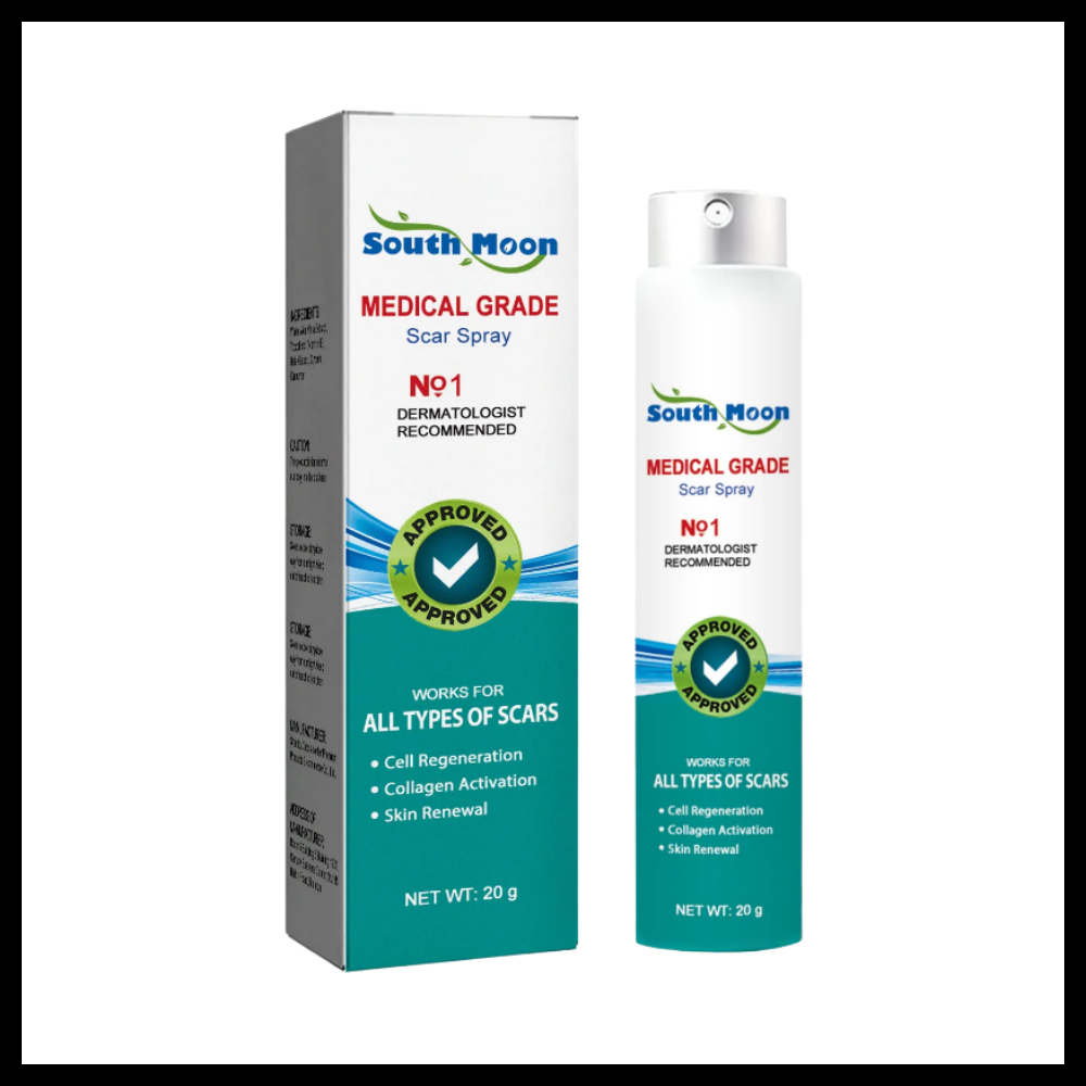 Spray treatment for scar removal