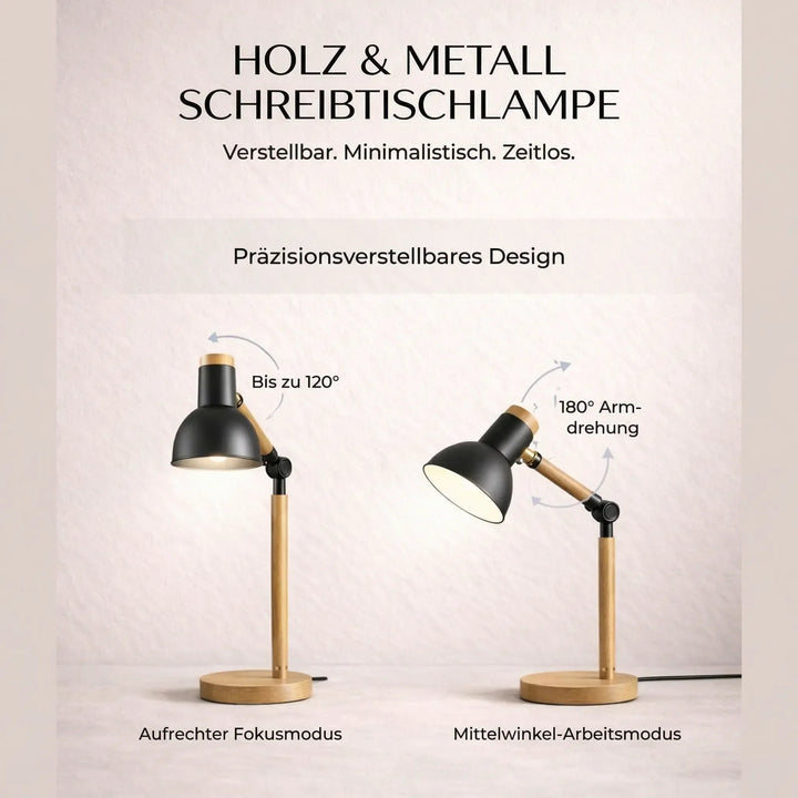 HoutLicht Desk Lamp for Desk | Bowlift