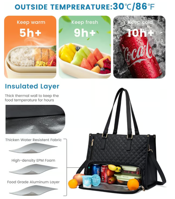 Insulated Laptop & Lunch Bag | Bowlift