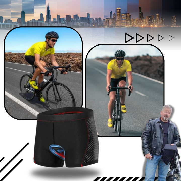 Short cycling shorts with integrated padding, ultra comfortable and seamless! Bowlift