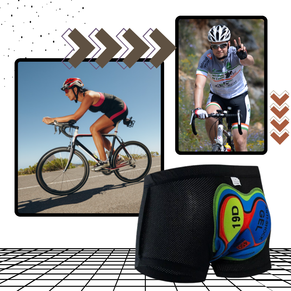 Short cycling shorts with integrated padding, ultra comfortable and seamless! Bowlift