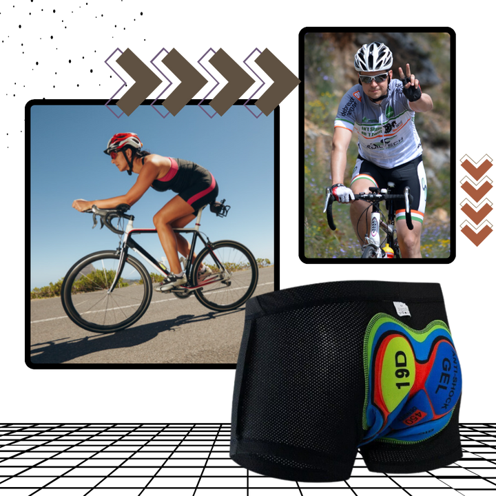 Short cycling shorts with integrated padding, ultra comfortable and seamless! Bowlift