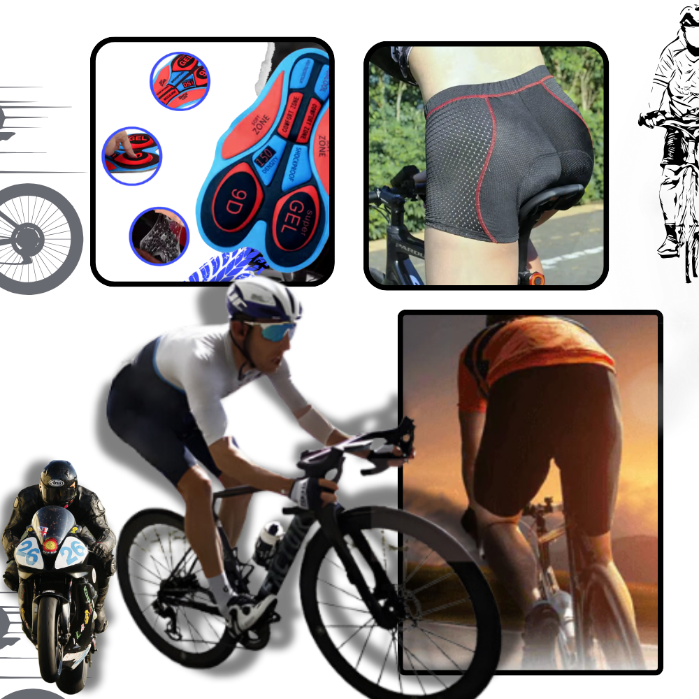 Short cycling shorts with integrated padding, ultra comfortable and seamless! Bowlift