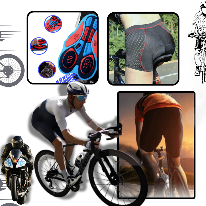 Short cycling shorts with integrated padding, ultra comfortable and seamless! Bowlift