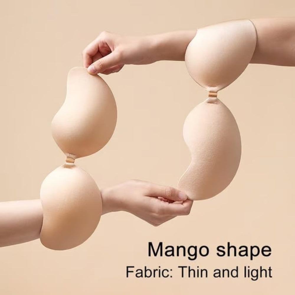 BowLift | Women Strapless Invisible Push Up Bra | Backless Adhesive Seamless