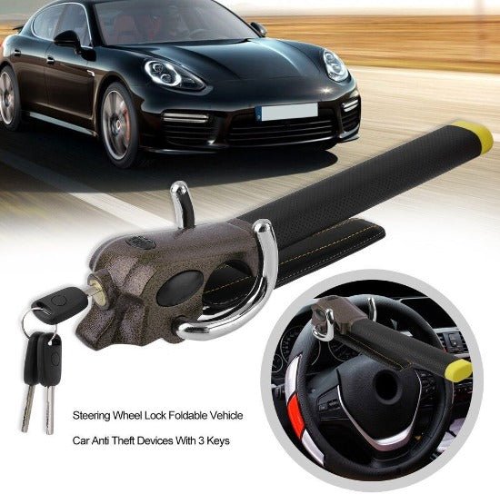 BowLift | SECURDRIVE – Steering Wheel Lock with Alarm and steel alloy