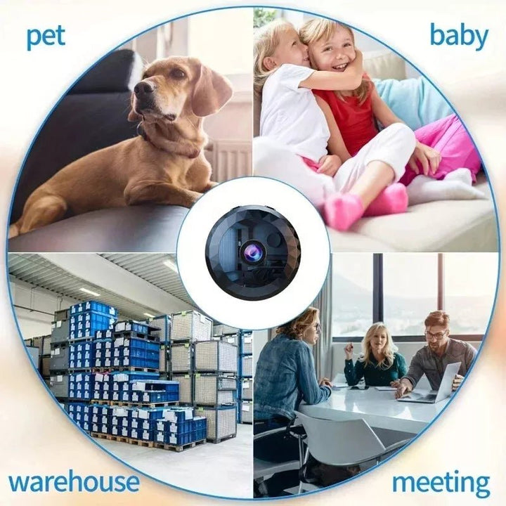 BowLift | OPTIGUARD – Magnetic Mini WiFi Camera 1080P HD with Night Vision & Motion Detection