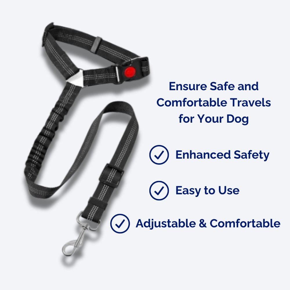 SecureRider • Car Seat Belt - Dog Car Seat Belt - BowLift