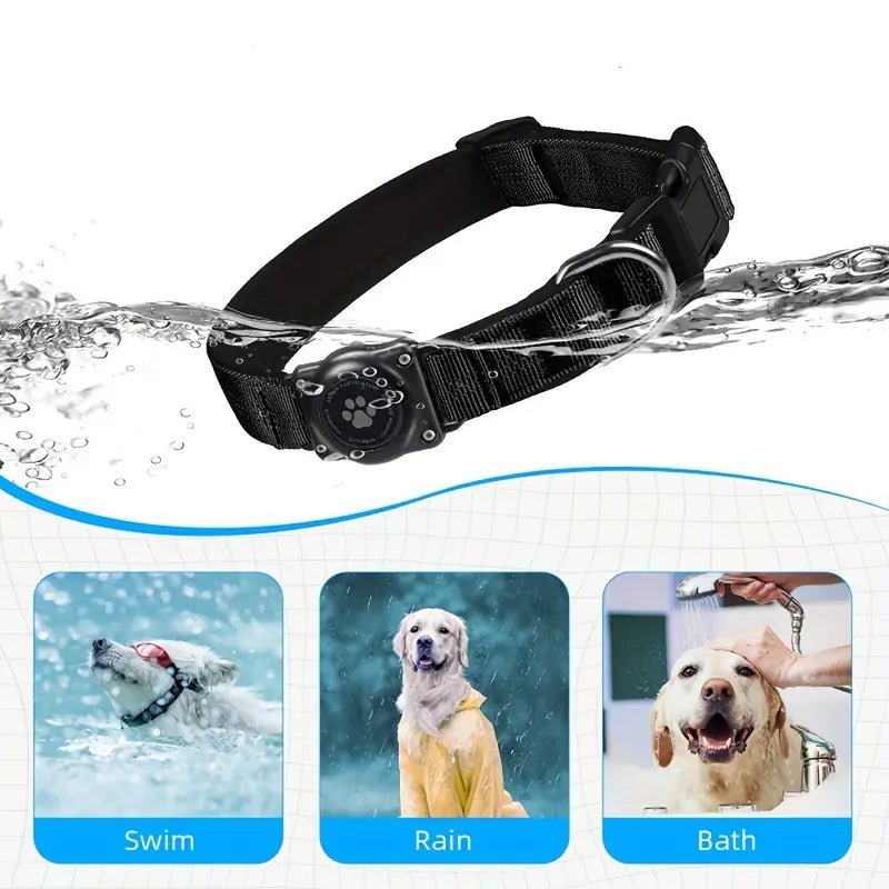 SecureTrack • AirTag Dog Collar - AirTag Dog Collar - BowLift