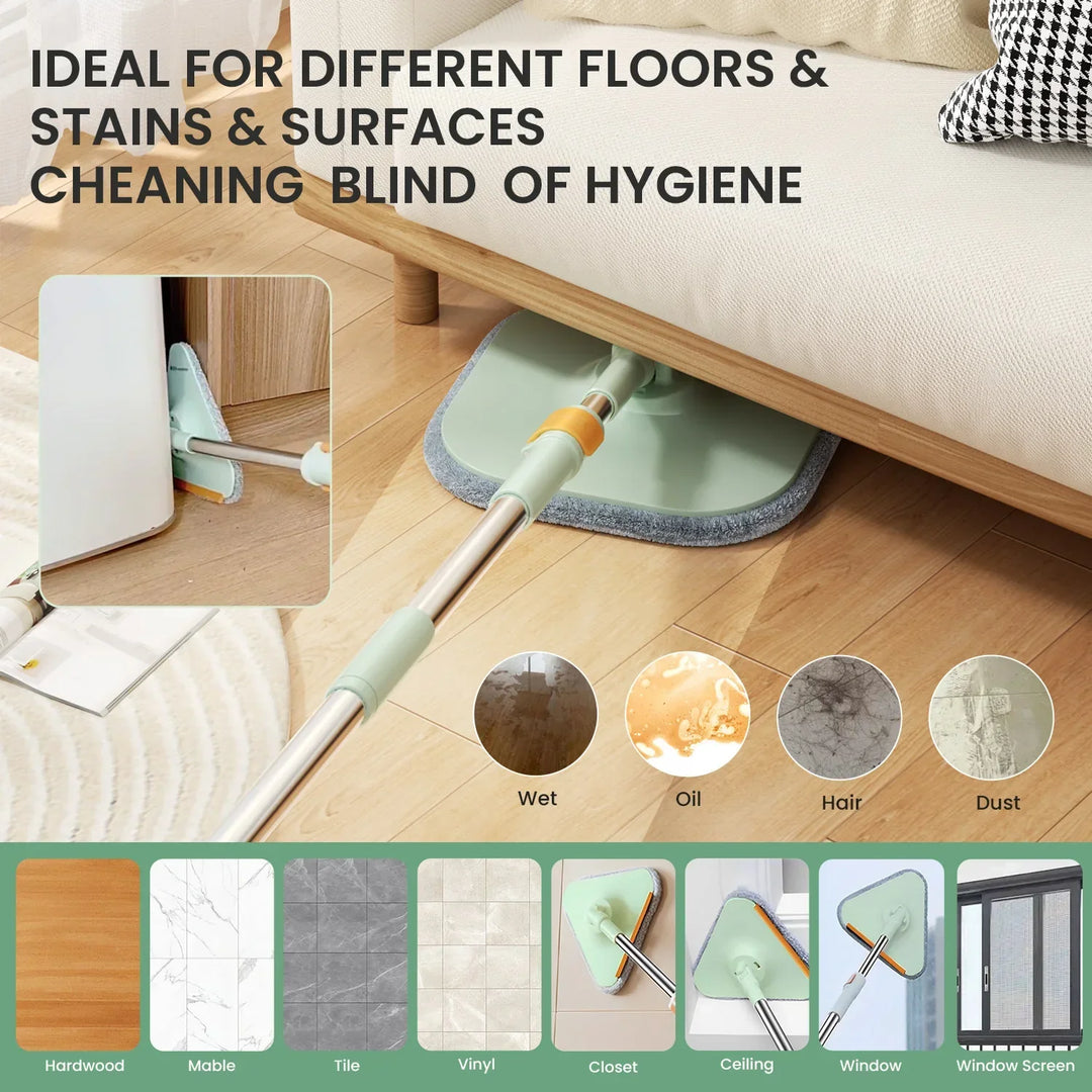 BowLift | Self-Rotating Flat Mop with Bucket - SpinMop