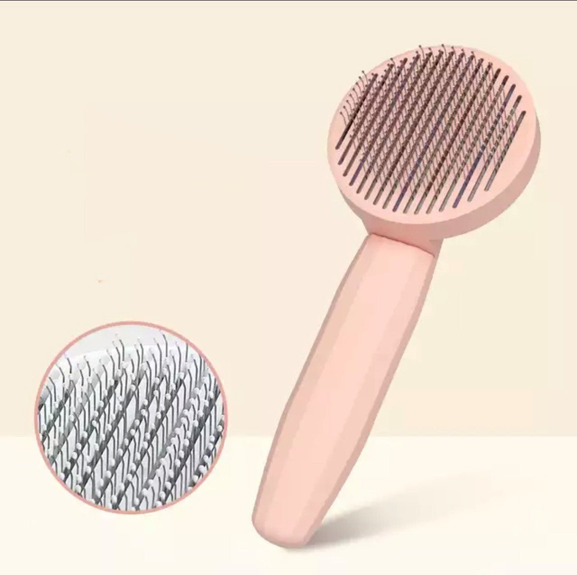 BowLift | GROOMCLICK – Self-Cleaning Cat Brush for Gentle Grooming & Less Shedding