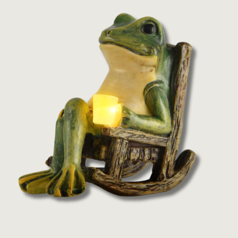 BowLift | FrogShine - Solar Garden Lighting Sculpture