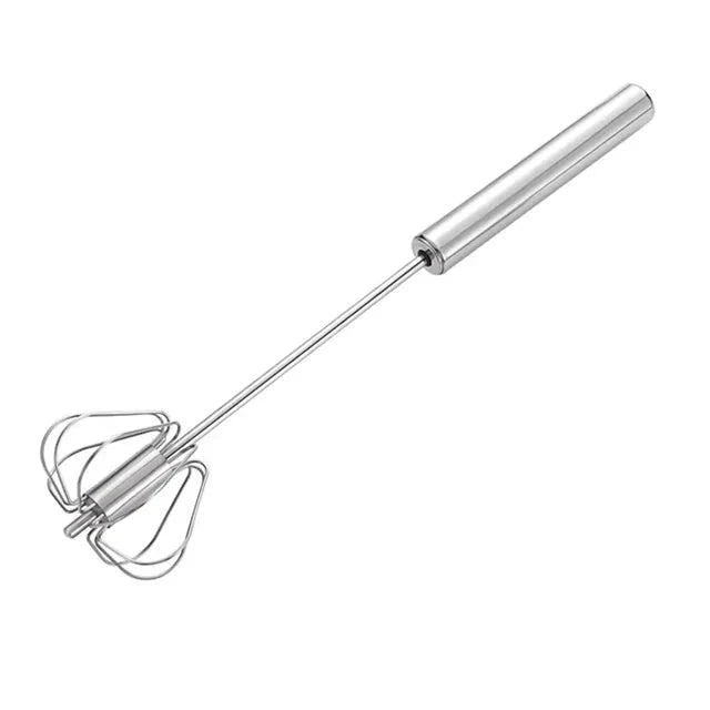 Semi-automatic Egg Beater Stainless Steel Whisk Press Type Egg Beater | Bowlift