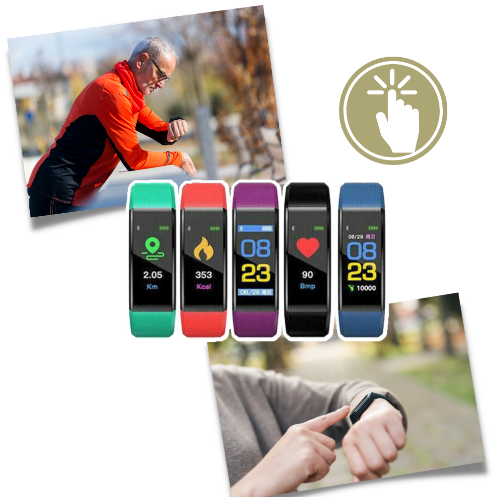 Senior Smartwatch with Heart Rate & Blood Pressure Monitoring | Bowlift