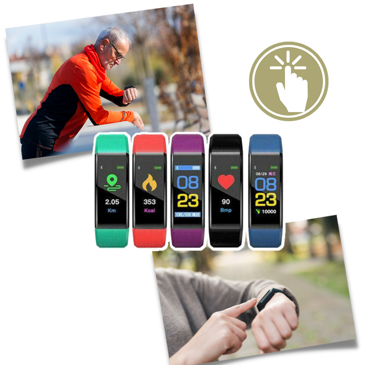 VitaWatch | Senior Smartwatch with Health Monitor and Large LED Screen | Bowlift