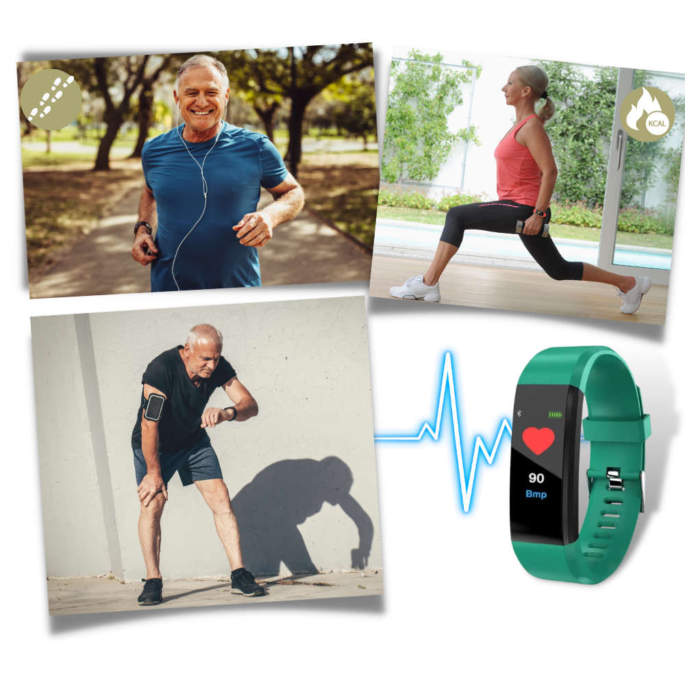 BowLift | VitaWatch | Senior Smartwatch with Health Monitor and Large LED Screen