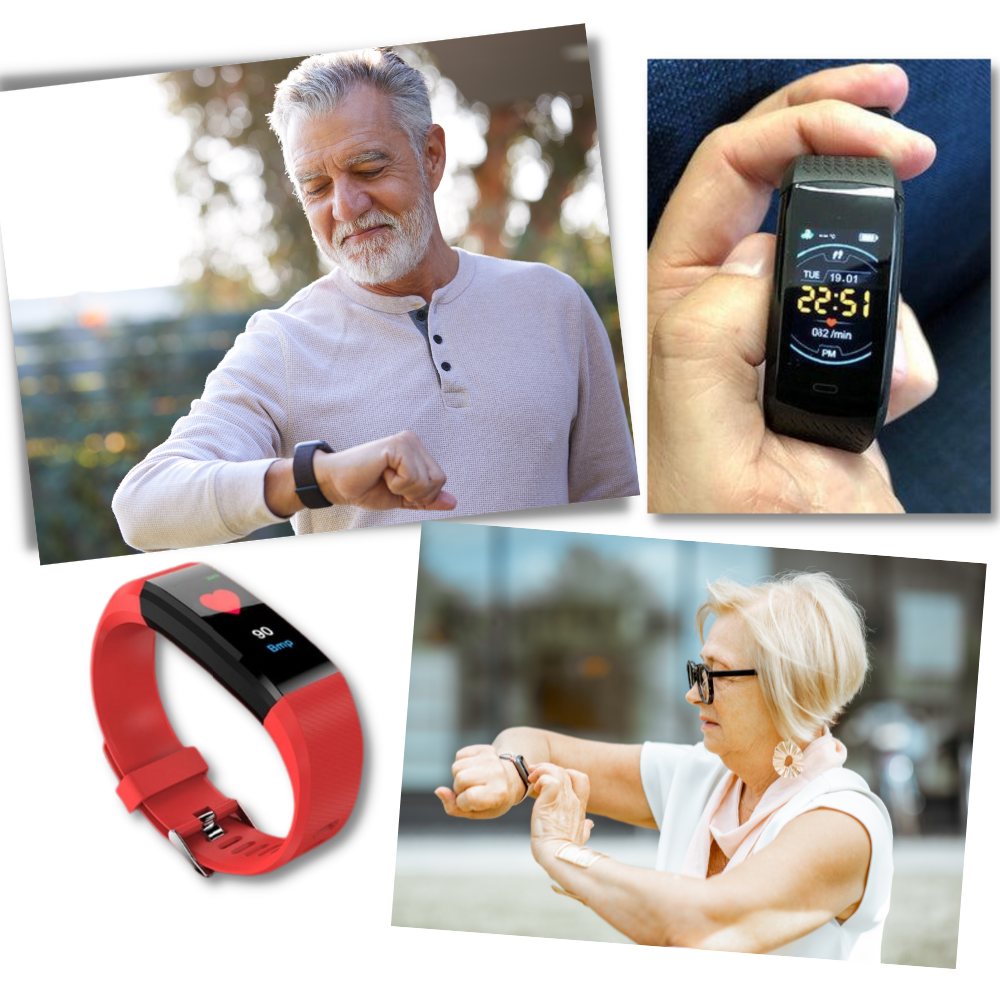 Senior Smartwatch with Heart Rate & Blood Pressure Monitoring | Bowlift