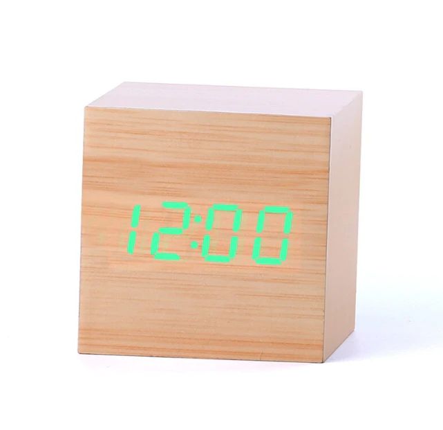 BowLift | Cube Digital Table Clock Modern Interior Decor