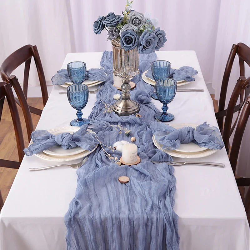 Set of 50 Gauze Cheesecloth Napkin Dinner Cloth Napkins Wrinkled Cloth | Bowlift