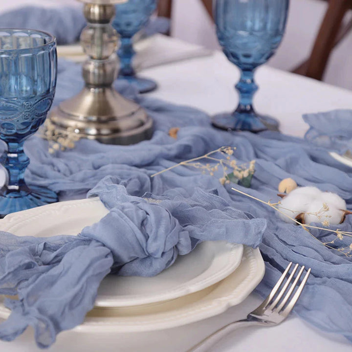 Set of 50 Gauze Cheesecloth Napkin Dinner Cloth Napkins Wrinkled Cloth | Bowlift