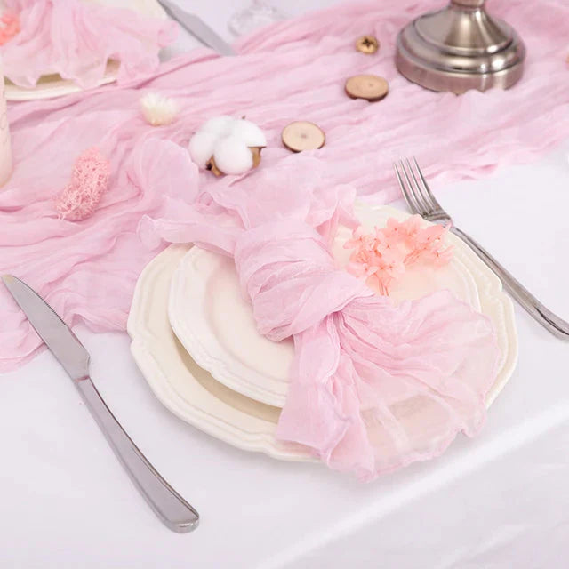 Set of 50 Gauze Cheesecloth Napkin Dinner Cloth Napkins Wrinkled Cloth | Bowlift