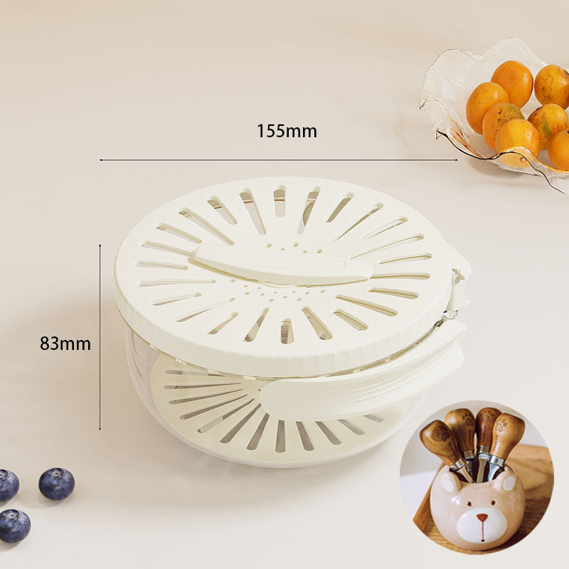BowLift | Foldable Quick-Drain Basket with Rotating Lid