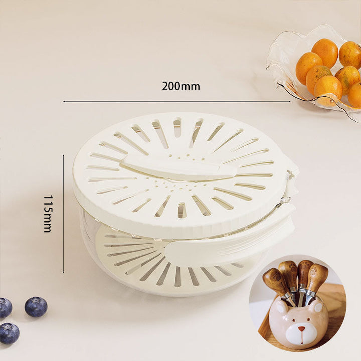 BowLift | Foldable Quick-Drain Basket with Rotating Lid