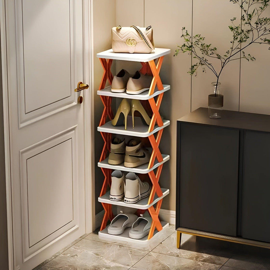 FlexiRack Shoe Organizer - Multifunctional Multi-layer Folding Shoe Rack | Bowlift