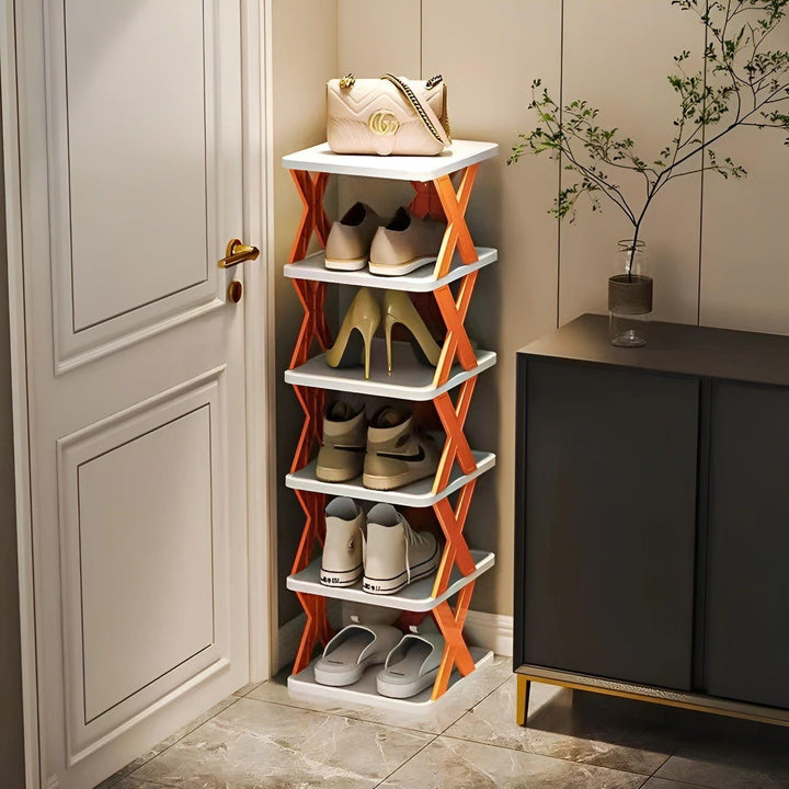FlexiRack Shoe Organizer - Multifunctional Multi-layer Folding Shoe Rack | Bowlift