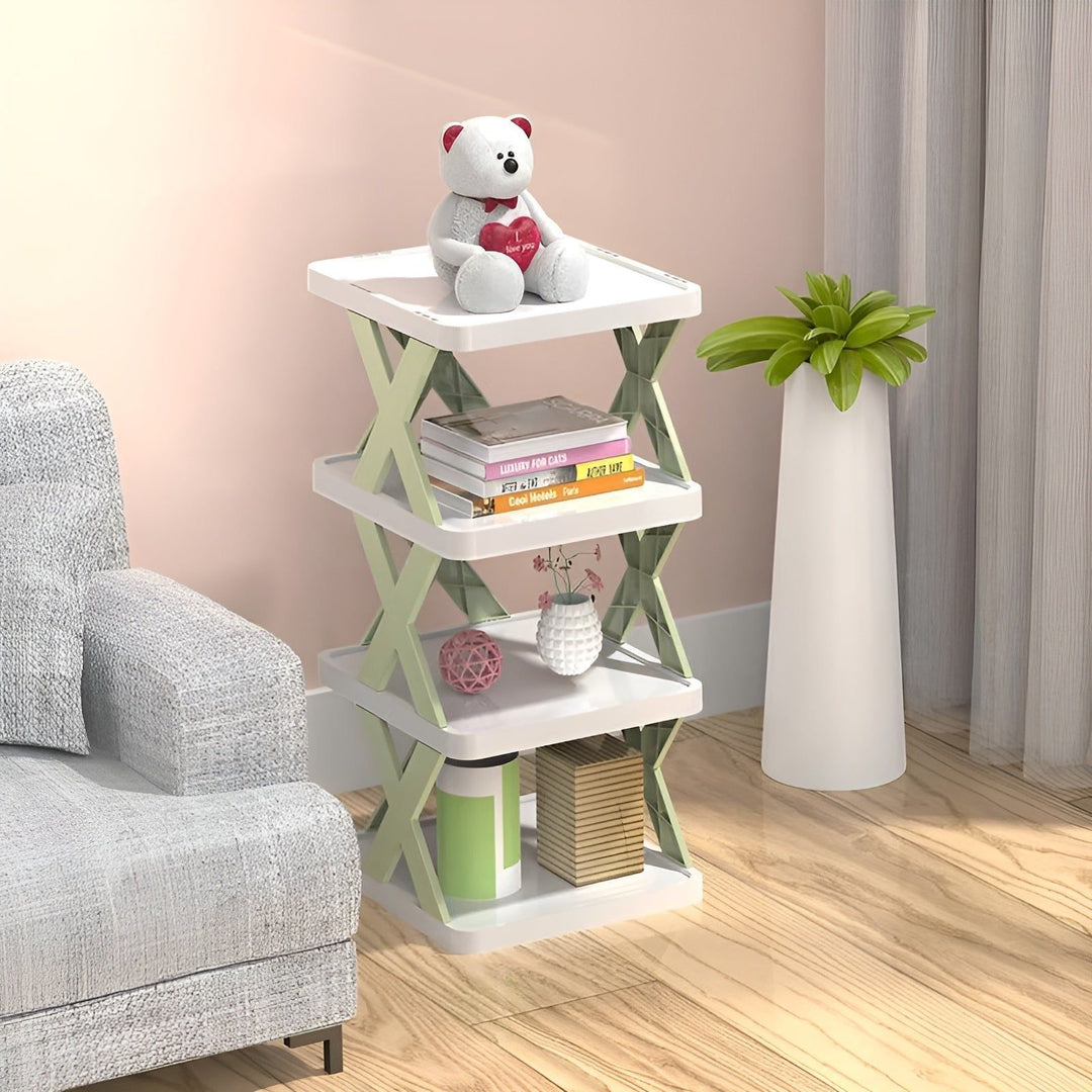 Multifunctional and Foldable Shoe Rack - SpaceSaver | Bowlift