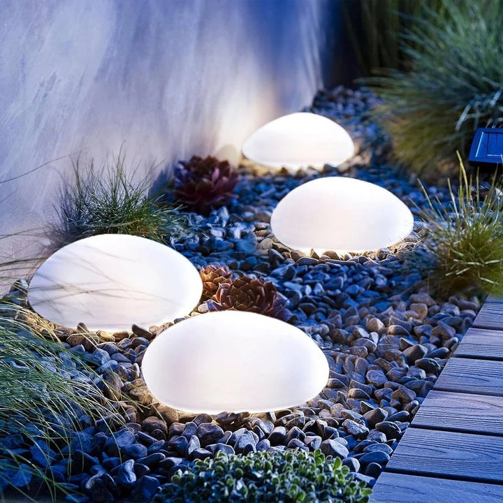 BowLift | Solar Pebble Lights for Outdoor Use