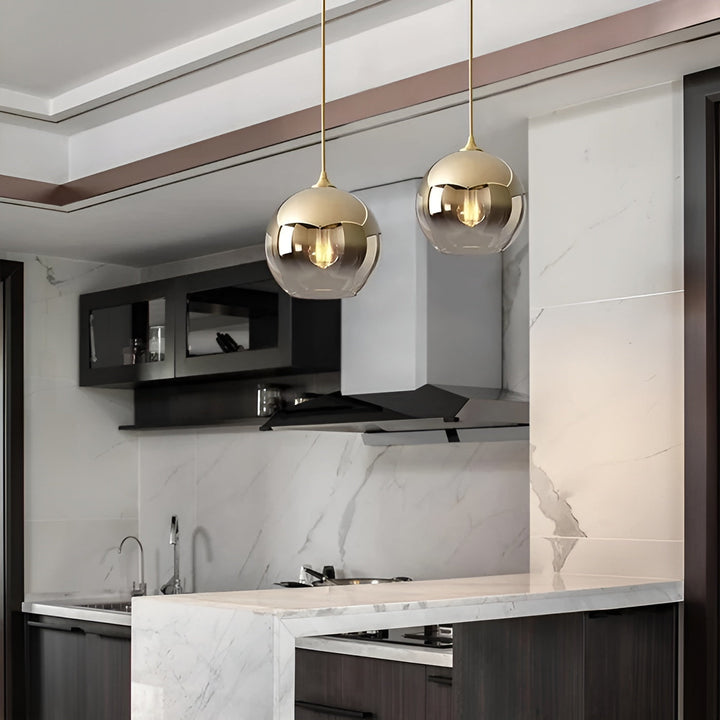 Industrial Glass Pendant Light with LED – Modern & Decorative | Ideal for Kitchens, Dining Rooms & Bars | Bowlift