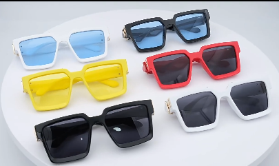 BowLift | Black Square UV Protection Sunglasses