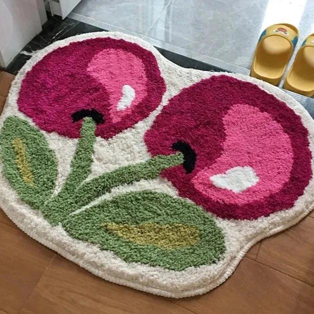 BowLift | BowLift Cherry tufted bath mat