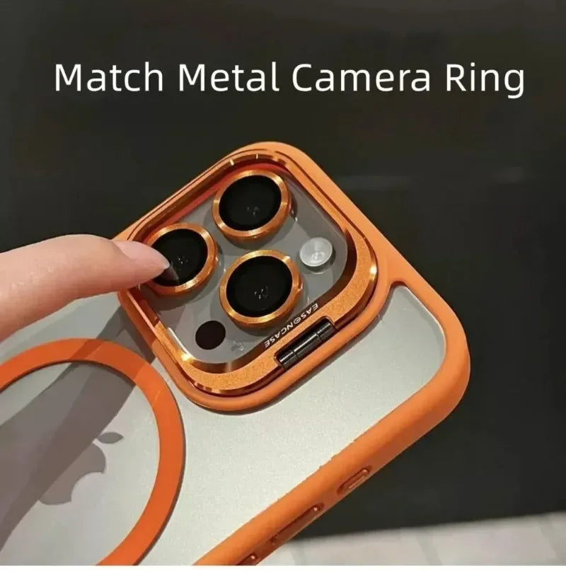 BowLift | Shockproof Magnetic Phone Case with Glass Lens Guard & Stand – 1+1 FREE