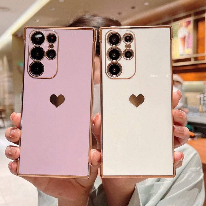 BowLift | Samsung phone cases | Luxurious, shock-resistant, plated square case