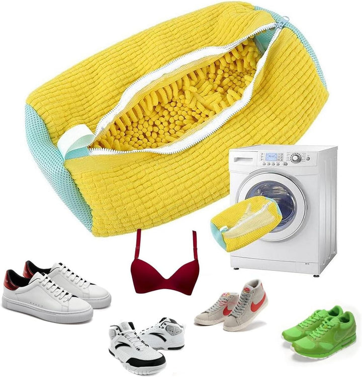 BowLift | Shoeclean Bag – Deep-Clean Shoe Washing Bag with Built-in Bristles