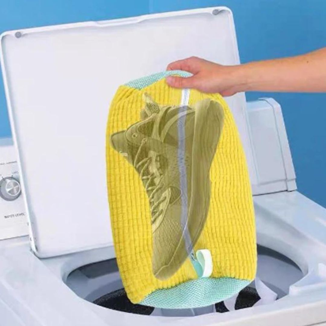 BowLift | Shoeclean Bag – Deep-Clean Shoe Washing Bag with Built-in Bristles