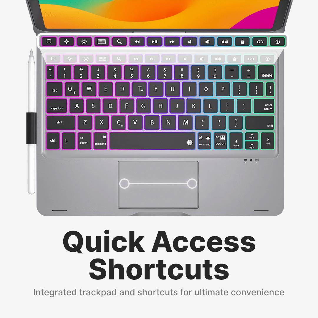 BowLift | Wireless Keyboard Case for iPad - Rotating Design