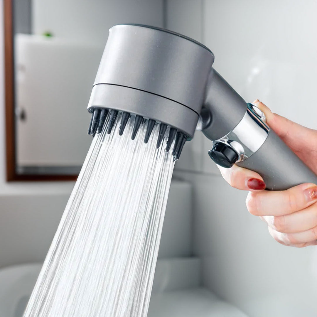 BowLift | Adjustable High-Pressure Shower Head With 3 Settings And Water Filter