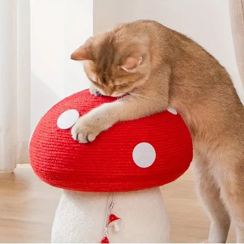 ShroomScratch • Mushroom Cat Scratcher - Cat Scratcher - BowLift