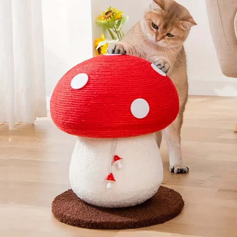 ShroomScratch • Mushroom Cat Scratcher - Cat Scratcher - BowLift