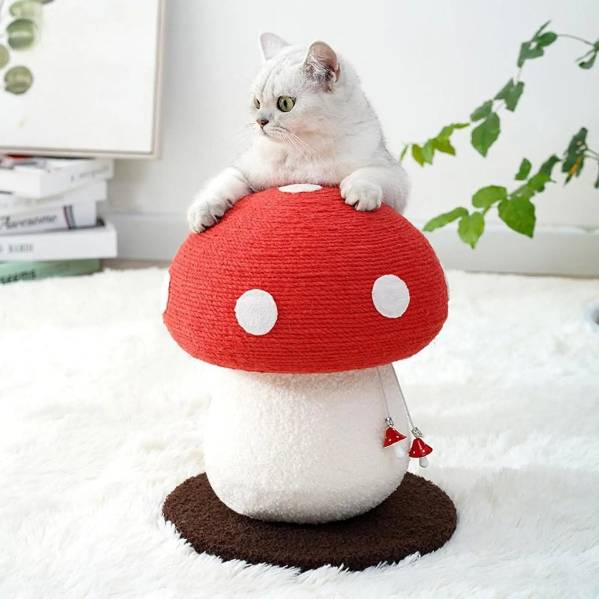 ShroomScratch • Mushroom Cat Scratcher - Cat Scratcher - BowLift