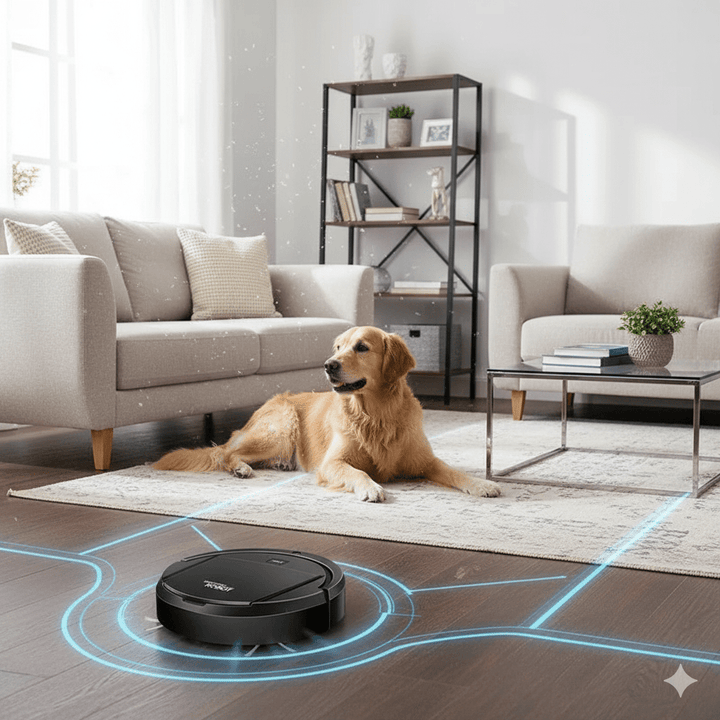 BowLift | SILENTDUST – Smart Robot Vacuum with Ultra-Quiet Cleaning & HEPA Filtration
