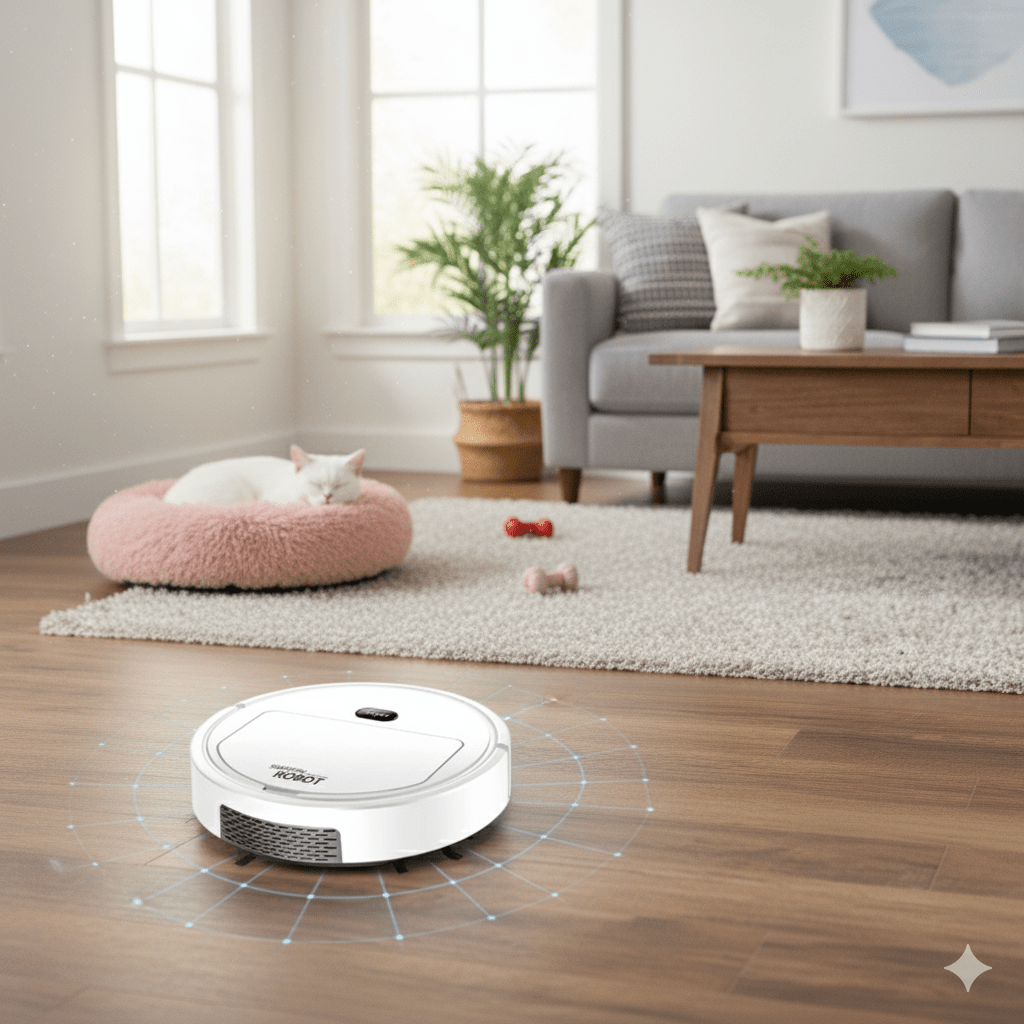 BowLift | SILENTDUST – Smart Robot Vacuum with Ultra-Quiet Cleaning & HEPA Filtration