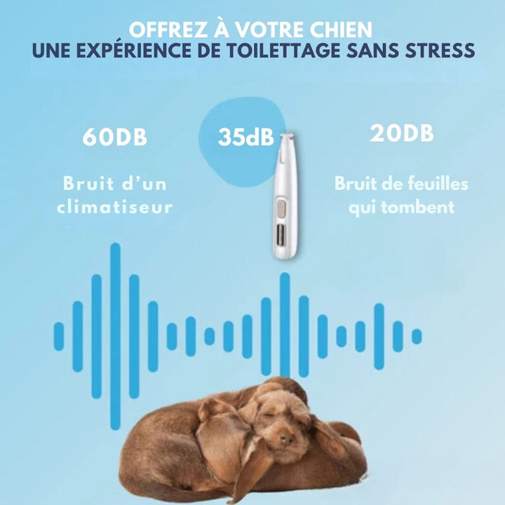BowLift | WHISPERCLIP – Ultra-Quiet Pet Trimmer for Sensitive Grooming