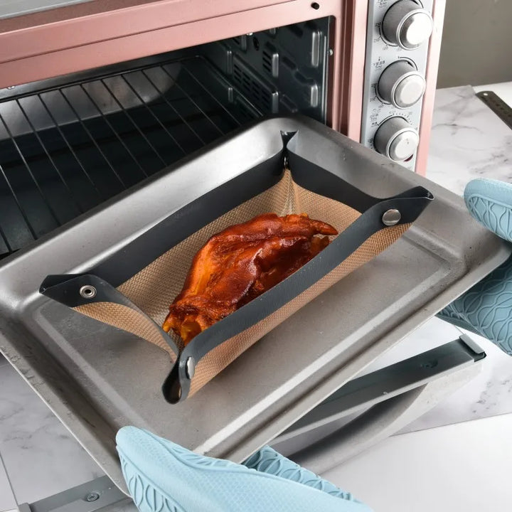 Silicone Baking Mat with Button Non-Stick Reusable Heat-Resistant Liner | Bowlift