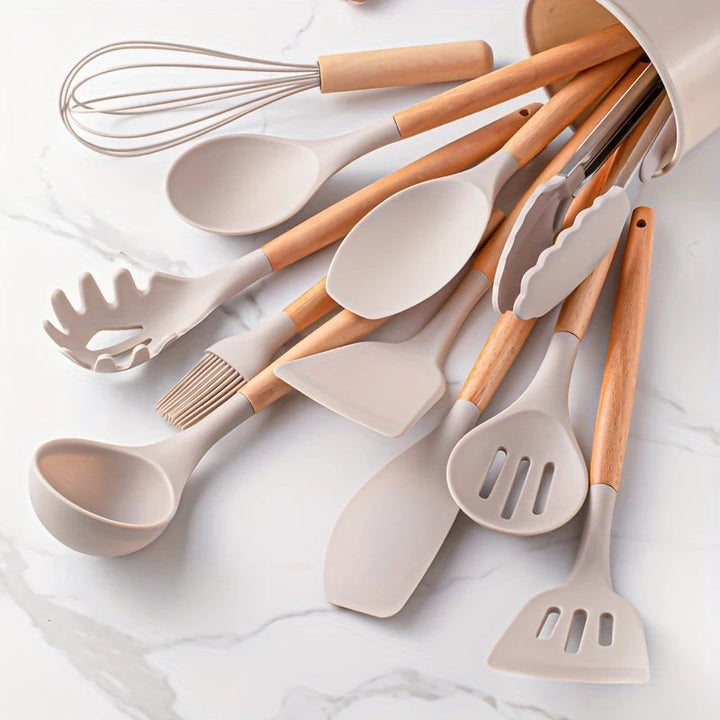 BowLift | Premium Silicone Kitchen Utensils Set Durable and Heat Resistant