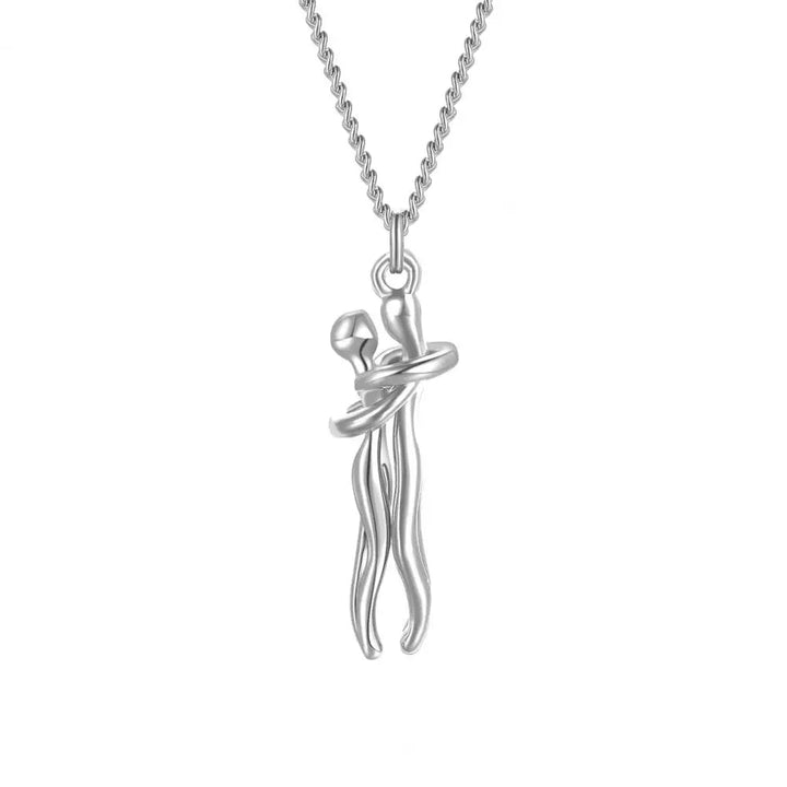 BowLift | Romantic Hugging Necklace Pendant for Couples