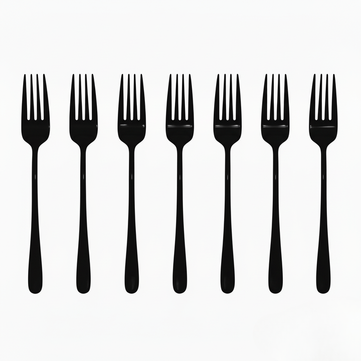 BowLift | Silvéra – Elegant Dining Fork, Durable Plated Stainless Steel Utensil